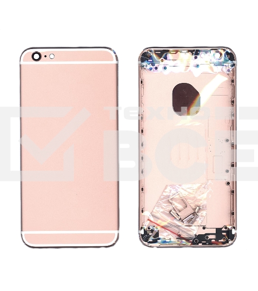 Задняя крышка для iPhone 6S Plus (5.5) розовая