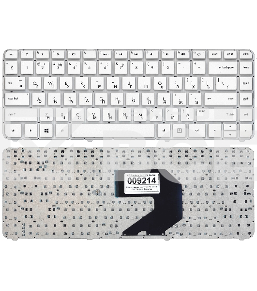 Клавиатура для ноутбука HP Pavilion G4-2000 белый без рамки