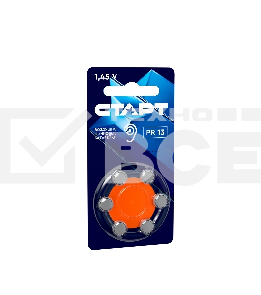 Батарейки СТАРТ PR13-BL6 60/600, PR48, 6 шт. на блистере