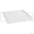 Полка Cabeus, стационарная, 1U, 35х495х600 мм (ВхШхГ), для шкафов глубиной 800мм, с комплектом крепежа, серый, фото 1