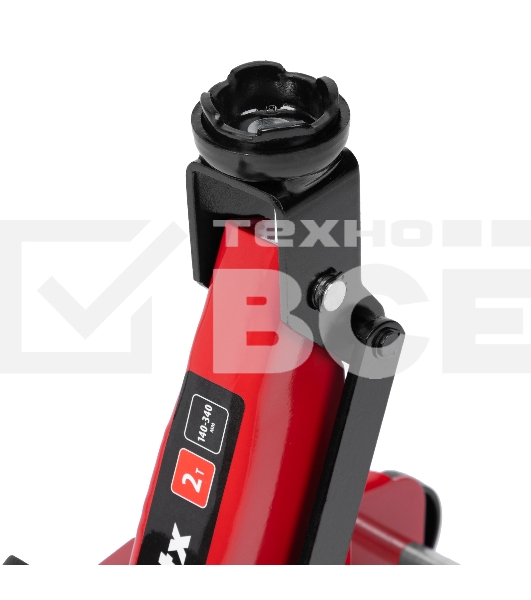 Домкрат гидравлический подкатной MTX 2 т, 140-340 мм, в пласт. кейсе