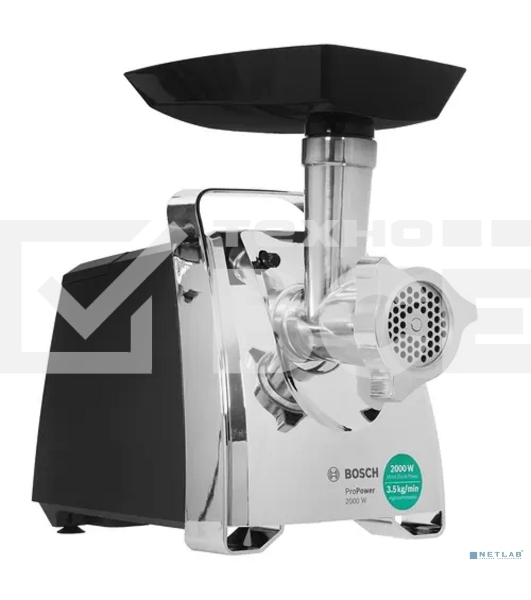 Мясорубка электрическая Bosch MFW67440 2000Вт черный/серебристый