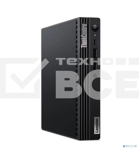 Десктоп Lenovo ThinkCentre M70q G5, Intel Core i3-13100T, 16Gb, 512Gb SSD, WiFi + BT, KB + Mouse, DOS, черный