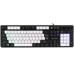 Клавиатура проводная Defender Dark Knight R GK-077, USB, черный/белый, фото6