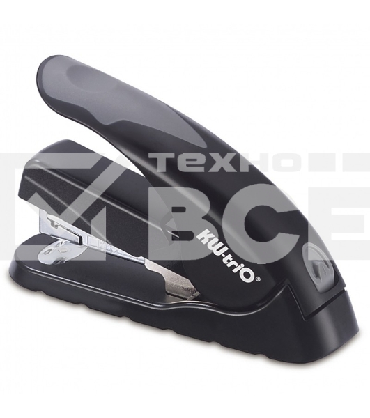 Степлер настольный Kw-Trio 5618 Soft-Touch 24/6 24/8 26/6 26/8 (40листов) снижение усилия ассорти 100скоб металл/пластик