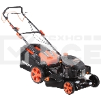 Газонокосилка бензиновая PATRIOT PT 52LS 512109024 Рабочий объем 200сс, мощность 6.5л.с., рабочая ширина 51см, корпус сталь, регул. высоты 30-75мм прорезин. колеса 178-254мм, травосбор. 60л, фото4