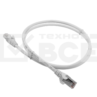 Патч-корд LANMASTER LSZH FTP кат.5e, 10 м, серый