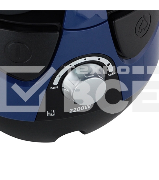 Пылесос Samsung VCC8836V36/XEV синий, 430/2200 Вт, уборка сухая, пылесборник контейнер 2 л