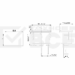 Выключатель клавишный 250V 3А (2с) ON-OFF красный  Micro  Rexant, фото2