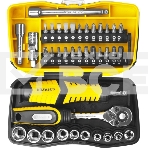 Биты и торцовые головки с трещоткой и воротком 39шт STAYER PROFI 25135-H39, фото11