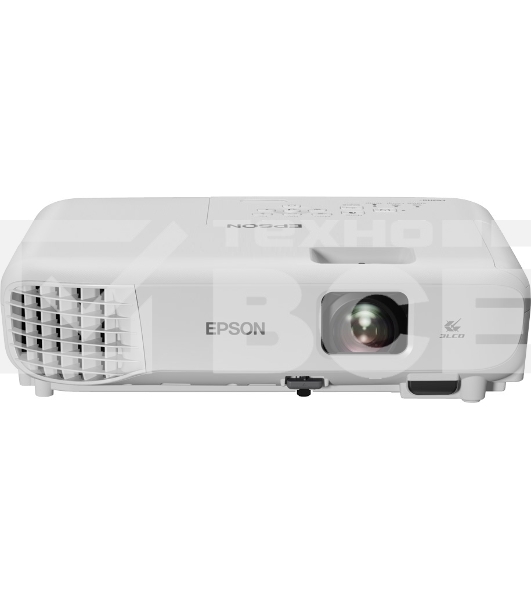 Проектор Epson EB-E01 белый (LCD, 1024 x768, 3300Lm, 15000:1, 2.4 kg) (V11H971040)