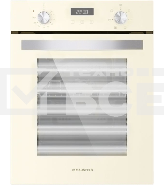 Шкаф духовой электрический Maunfeld EOEM516BG, 45 см, 51 л, бежевый, встраиваемый