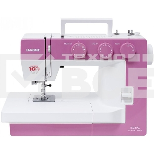 Швейная машина Janome 1522PG 25 операции, петля автомат, верт. челнок, нитевдеватель, мягкий  чехол