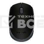 Мышь беспроводная Logitech M171 черный/серый, 1000 dpi, радиоканал, USB, кнопки - 3, фото 1