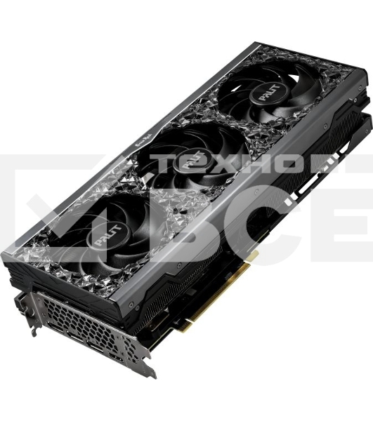 Видеокарта Palit RTX4070Ti GAMEROCK 12Gb 192 GDDR6X 2310/21000 HDMIx1 DPx3 HDCP Ret