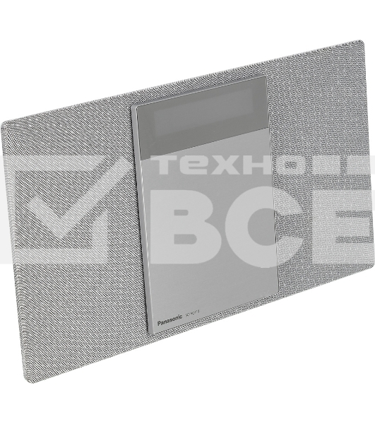 Микросистема Panasonic SC-HC410EG-S серебристый 40Вт CD CDRW FM USB BT