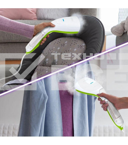 Отпариватель ручной Kitfort КТ-9117-2 1000 Вт белый/салатовый