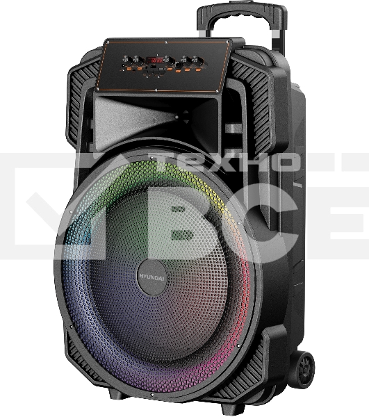 Минисистема Hyundai H-MC1295 черный 35Вт FM USB BT micro SD