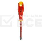 Отвертка диэлектрическая Сибртех PH2 x 100 мм, до 1000 В, двухкомпонентная рукоятка, фото4