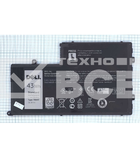 Аккумуляторная батарея для ноутбука Dell Inspiron 15-5547 43Wh TRHFF