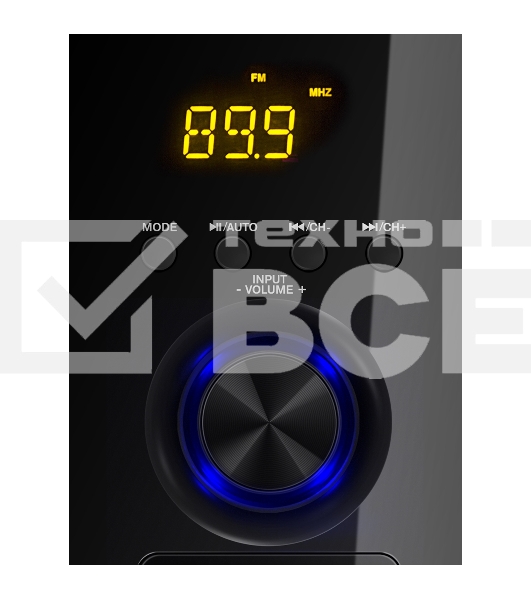 Колонки SVEN MS-2050 черный (2x12,5W + Subwoofer 30W, дерево, USB, SD, FM, ПДУ, Bluetooth)