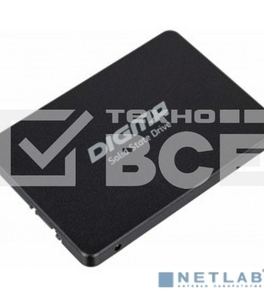 Накопитель SSD Digma Run Y2, 128Gb, SATA III, 2.5', без NVMe, R/W 500/430