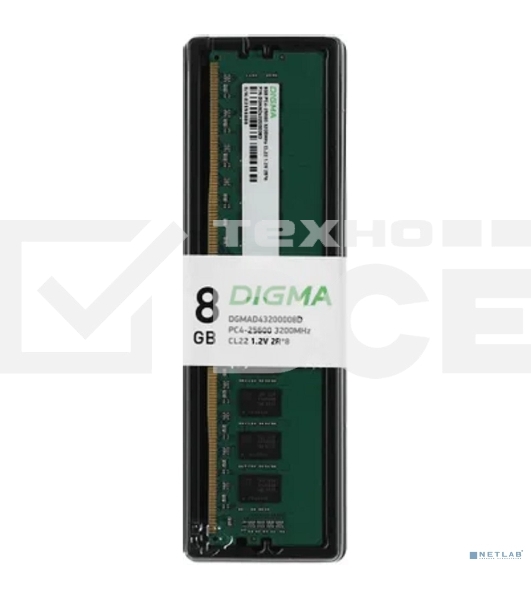 Оперативная память Digma, DDR4, 8GB (1x8GB), 3200MHz, CL22