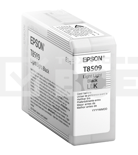 Картридж струйный EPSON T8509 светло-серый (80 мл.) для SureColor SC-P800