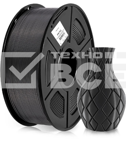 Пластик для принтера 3D Cactus CS-3D-PETG-1KG-BLACK PETG d1.75мм 1кг 1цв.