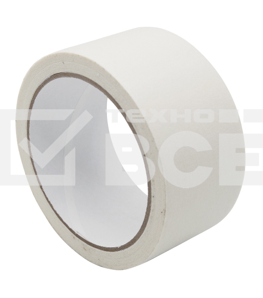 Клейкая лента малярная Silwerhof ECO белая, ширина 48мм, длина 24м бумага