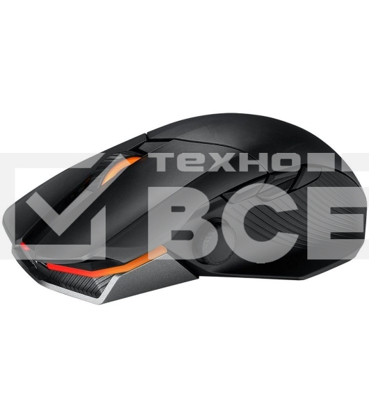 Мышь беспроводная/проводная ASUS P708 ROG CHAKRAM X ORIGIN черный, 36000 dpi, радиоканал, Bluetooth, USB, кнопки - 11