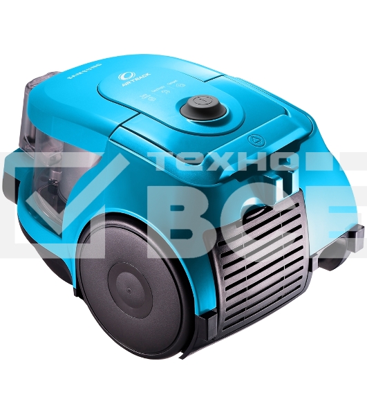 Пылесос Samsung VCC4326S3A синий/черный, 350/1600 Вт, уборка сухая, пылесборник контейнер 1.3 л