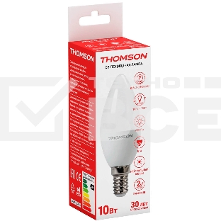 Лампа светодиодная Hiper THOMSON LED CANDLE 10W 830Lm E14 4000K TH-B2018