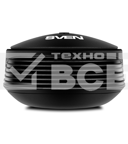 Мышь беспроводная SVEN RX-210W черный, 1400 dpi, радиоканал, USB, кнопки - 4
