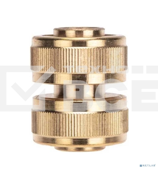 Муфта соединительная латунная ремонтная для шланга 3/4дюйм ЧЕТЫРЕ СЕЗОНА 62-0274