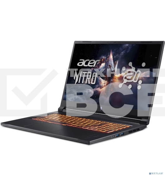 Ноутбук Acer Nitro V 17 AI ANV17-41-R9Q9 AMD Ryzen 7 260/16Gb/SSD 1Tb/RTX 5060 8Gb/17.3