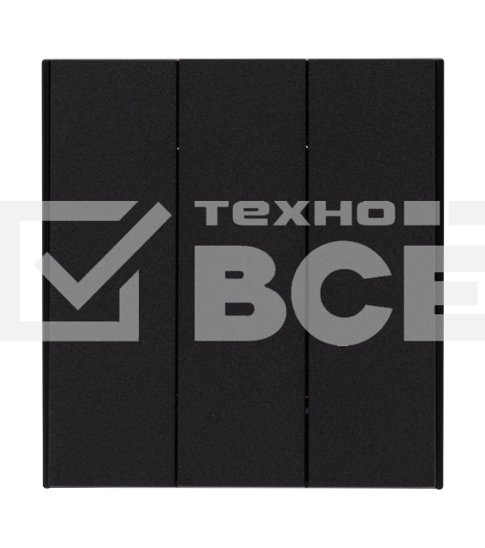 Выключатель Kranz STRONG 3 кл 10А с/у антрацит