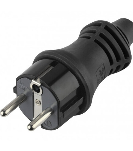 Колодка каучуковая ЭРА с/з 3гн 16A IP44 черная