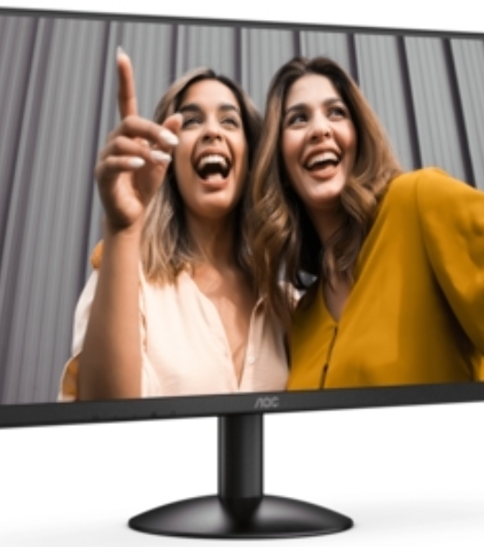 Монитор 23.8' AOC Value Line 24B30HM2 VA 1920x1080, 100 Гц, 4 мс, 16:9, 250 кд/м², HDMI 1.4, VGA, Adaptive-Sync, черный
