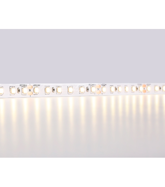 Светодиодная лента Ambrella light GS3101 2835 120Led/ 10W m/ 24V IP20 3000K/ 5000*8*1.2mm (2 конт.)