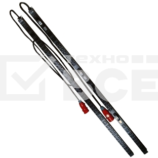 Вертикальный блок розеток, 3-фазный, 6xC19 + 36xC13, 380V, 16A, шнур 2 метра, вилка IEC309