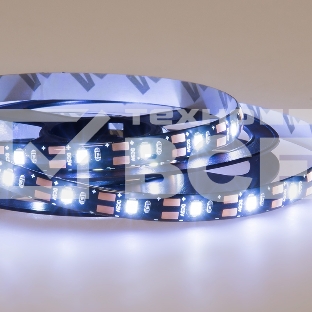 Лента LED с USB коннектором 5 В, 8 мм, IP65, SMD 2835, 60 LED/m, цвет свечения белый (6500 K)