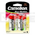 Элемент питания алкалиновый Camelion LR LR20 BL-2 (блист.2шт) 1.5 В, фото 1