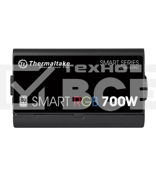 Блок питания Thermaltake Smart RGB (PS-SPR-0700NHSAWE-1), 700Вт, 80 PLUS, 120мм, черный