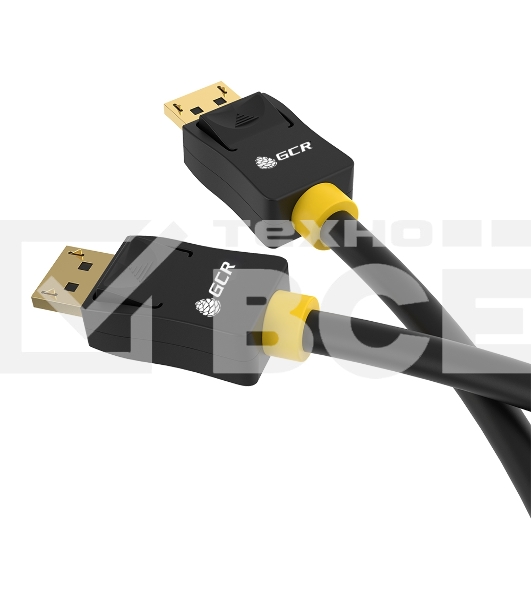Кабель Greenconnect 1.8m DisplayPort v1.2, 19M/19M, черный, 28/28 AWG, GCR-DP2DP-1.8m