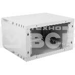Шкаф телеком. настенный разборный 6U (600х520) дверь металл (ШРН-Э-6.500.1), фото2
