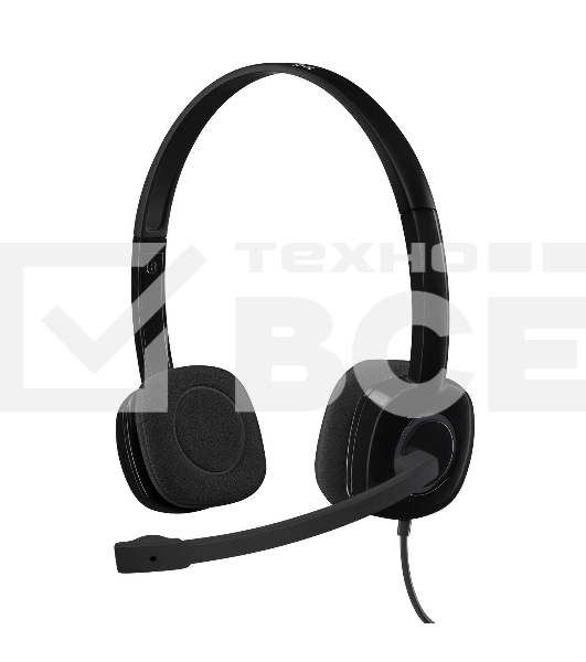 Наушники Logitech Headset H151 Stereo черный