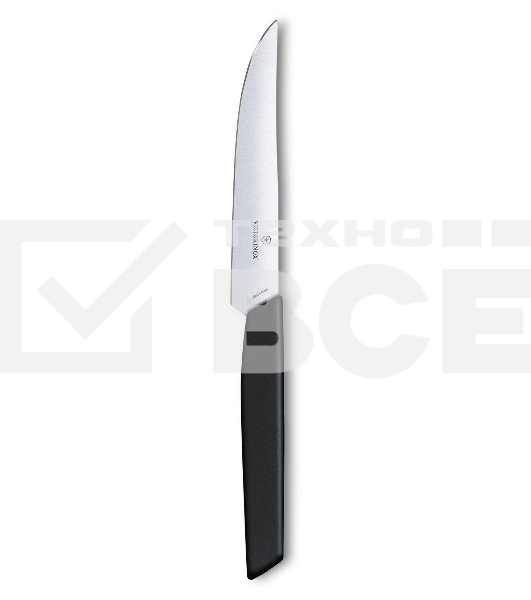 Нож кухонный Victorinox Swiss Modern (6.9003.12) стальной для стейка лезв.120мм прямая заточка черный