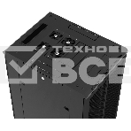 Шкаф напольный Hyperline TTB-4268-AS-RAL9004 19-дюймовый, 42U, 2055x 600х 800 мм (ВхШхГ), передняя стеклянная дверь со стальными перфорированными боковинами, задняя дверь сплошная, ручка с замком, фото6