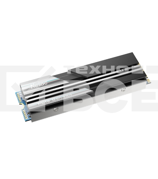 Накопитель SSD Netac NV5000, 2TB, M.2 2280, PCIe 4.0 x4, NVMe, R/W 5000/4400, с радиатором